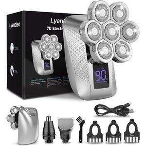 Head Shaver 7D, Waterproof Electric Razor for Men